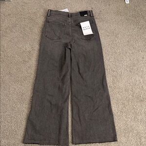 Base Denim Women's Gray Wide Leg Jeans